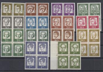 0347 - Bund Bedeutende Deutsche Nr.347y - 362y 