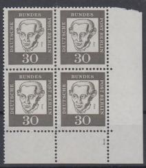 206 - Berlin Bedeutende Deutsche Nr. 206 FN 1 