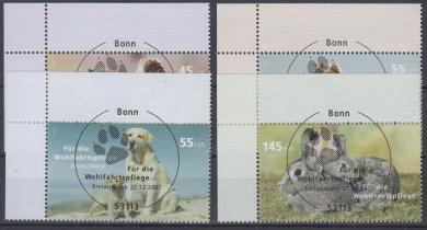 2630 - Bund Wohlfahrt 2007 Nr. 2630 - 2633 