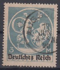 134 - Deutsches Reich Infla Nr. 134 XVII 