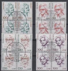 2149 - Bund Frauen Doppelnominale Nr. 2149/50 + 2158/59 