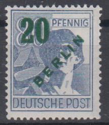 066 - Berlin Grünaufdruck Nr. 66 