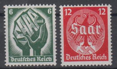 544 - Deutsches Reich Nr. 544 + 545 