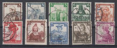588 - Deutsches Reich Nothilfe Trachten Nr. 588- 597 