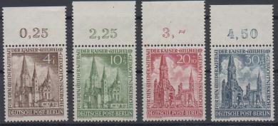 106 - Berlin Gedächtniskirche Nr. 106 - 109 OR 