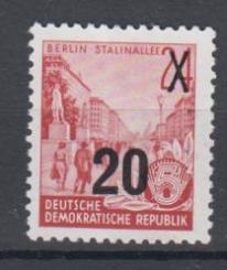 439 - DDR Nr. 439 b WZ 2XI 