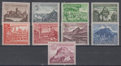 730 - Deutsches Reich Nr. 730 - 738 