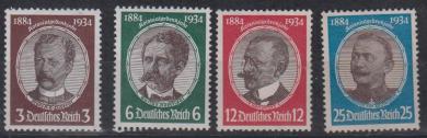 540 - Deutsches Reich Kolonialforscher Nr. 540 - 543 