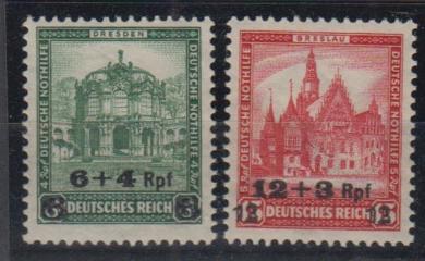 463 - Deutsches Reich Nothilfe Nr. 463 + 464 