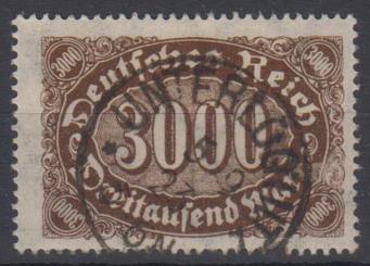 254 - Deutsches Reich Infla Nr. 254 b 