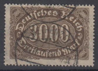 254 - Deutsches Reich Infla Nr. 254 c 