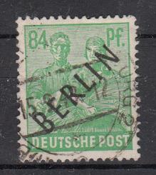 016 - Berlin Nr. 16 84 Pfg Schwarzaufdruck 