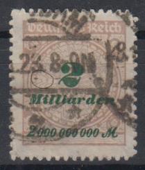 326 - Deutsches Reich Infla Nr. 326 B P HT 