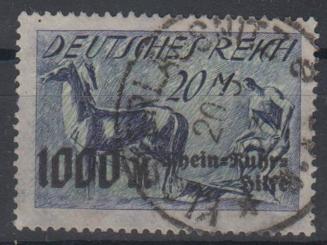 260 - deutsches Reich Infla Rhein-Ruhr-Hilfe Nr. 260 