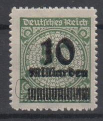 335 - Deutsches Reich Infla Nr. 335 B P Pe 