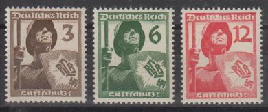 643 - Deutsches Reich Nr. 643 - 645 