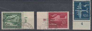 866 - Deutsches Reich Nr. 866 - 868 