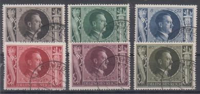 844 - Deutsches Reich Nr. 844 - 849 