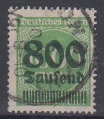 308 - Deutsches Reich Infla Nr. 308 A a 