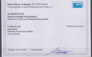 0130 - Bund Posthorn Nr. 130 II 