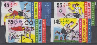 2857 - Bund Sporthilfe 2011 Nr. 2857 - 2860 