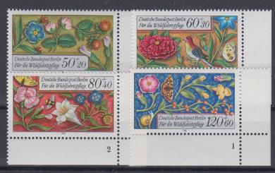 744 - Berlin Wohlfahrt Nr. 744 - 747 