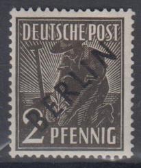 001 - Berlin Schwarzaufdruck Nr. 1 