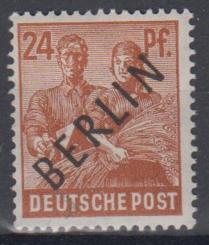 009 - Berlin Schwarzaufdruck Nr. 9 