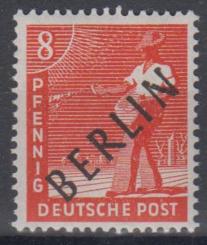 003 - Berlin Schwarzaufdruck Nr. 3 