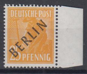 010 - Berlin Schwarzaufdruck Nr. 10 