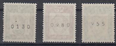 347 - Bund Bedeutende Deutsche Nr. 347 R, 353 R, 355 R 