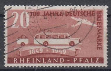 50 - Französische Zone Rheinland-Pfalz Nr. 50 II 