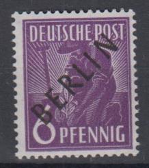 002 - Berlin Schwarzaufdruck Nr. 2 