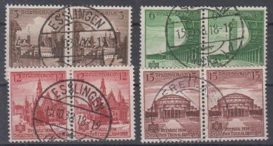 665 - Deutsches Reich Nr. 665 - 668 