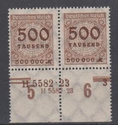 313 - Deutsches Reich Infla Nr. 313 A P HAN 
