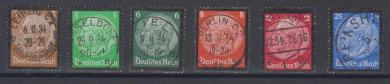 548 - Deutsches Reich Nr. 548 Hindenburg Trauer Nr. 548 - 553 