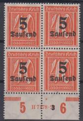 277 - Deutsches Reich Infla Nr. 277 HAN 