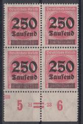 295 - Deutsches Reich Infla Nr. 295 HAN 