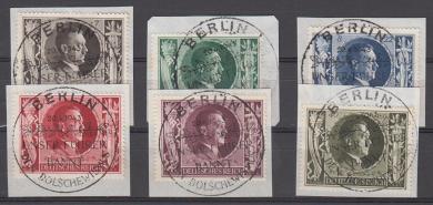 844 - Deutsches Reich Nr. 844 - 849 