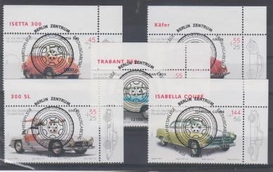 2289 - Bund Wohlfahrt 2002 Nr. 2289 - 2293 mit 2293 I 