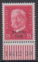 445 - Deutsches Reich Nr. 445 Teil-HAN 