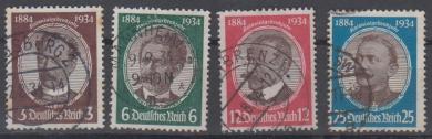 540 - Deutsches Reich Kolonialforscher Nr. 540 - 543 