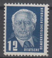 323 - DDR Pieck Nr. 323 va WZ 2XII 
