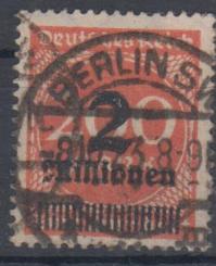 309 - Deutsches Reich Infla Nr. 309 A Wb 