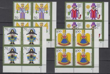 1484 - Bund Weihnachten 90 Nr. 1484 - 1487 FN 