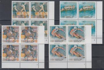1592 - Bund Für den Sport 92 Nr. 1592 - 1595 FN 