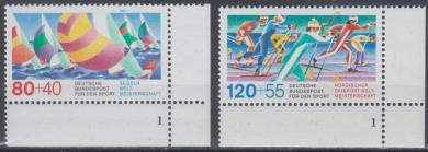 1310 - Bund Für den Sport 87 Nr. 1310 + 1311 FN 