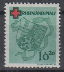 42 - Französische Zone Rherinland-Pfalz Nr. 42 A 