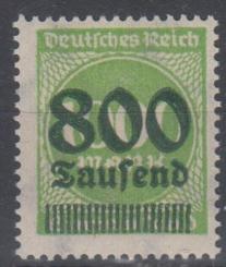 308 - Deutsches Reich Infla Nr. 308 II 