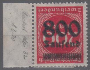 303 - Deutsches Reich Infla Nr. 303 K 